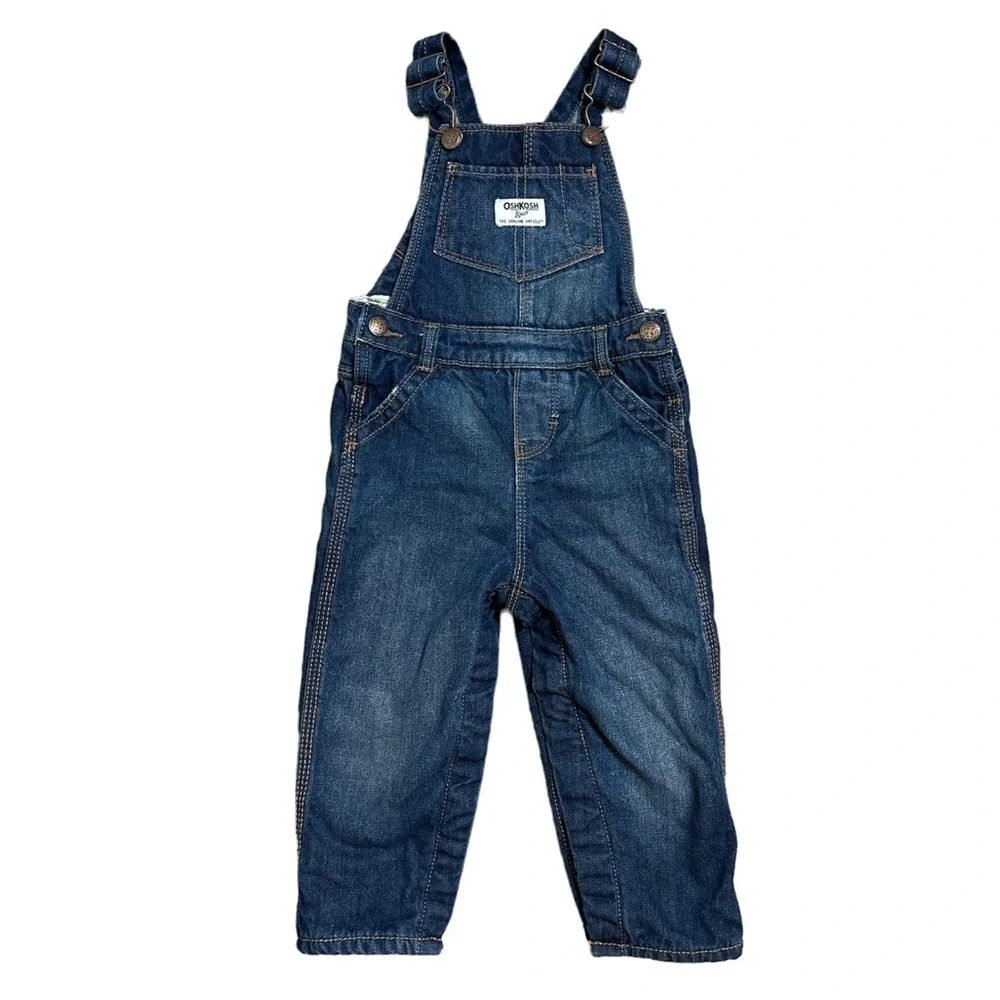 OshKosh B'Gosh Fleece Lined Denim Overalls